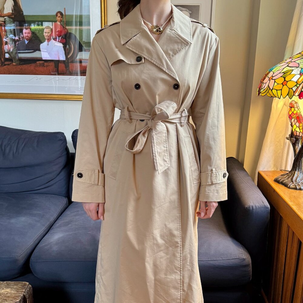 NWT Mango Classic Trench Coat Beige